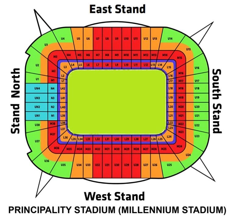 Principality Stadium Seating Chart With Rows And Seat Numbers