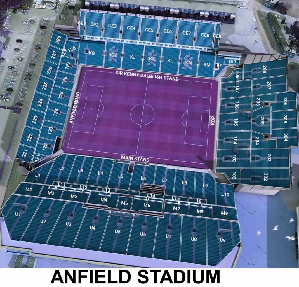 Anfield Seating Chart With Rows And Seat Numbers 2024