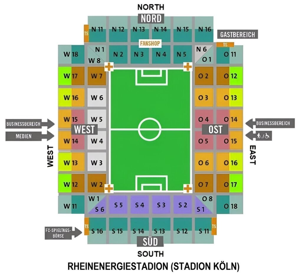 Rheinenergiestadion Seating Chart With Rows And Seat Numbers 2024