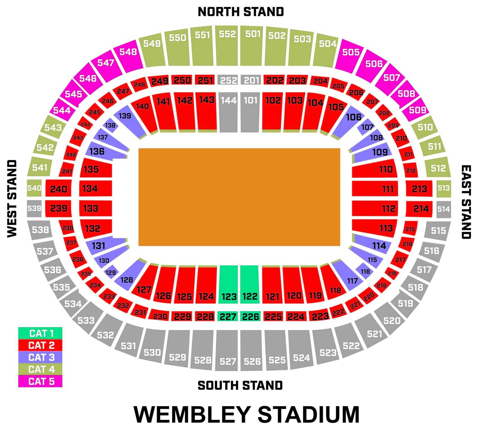 Seating Plan Of Wembley Stadium AGINZ Seating Plan Of Wembley Stadium AGINZ