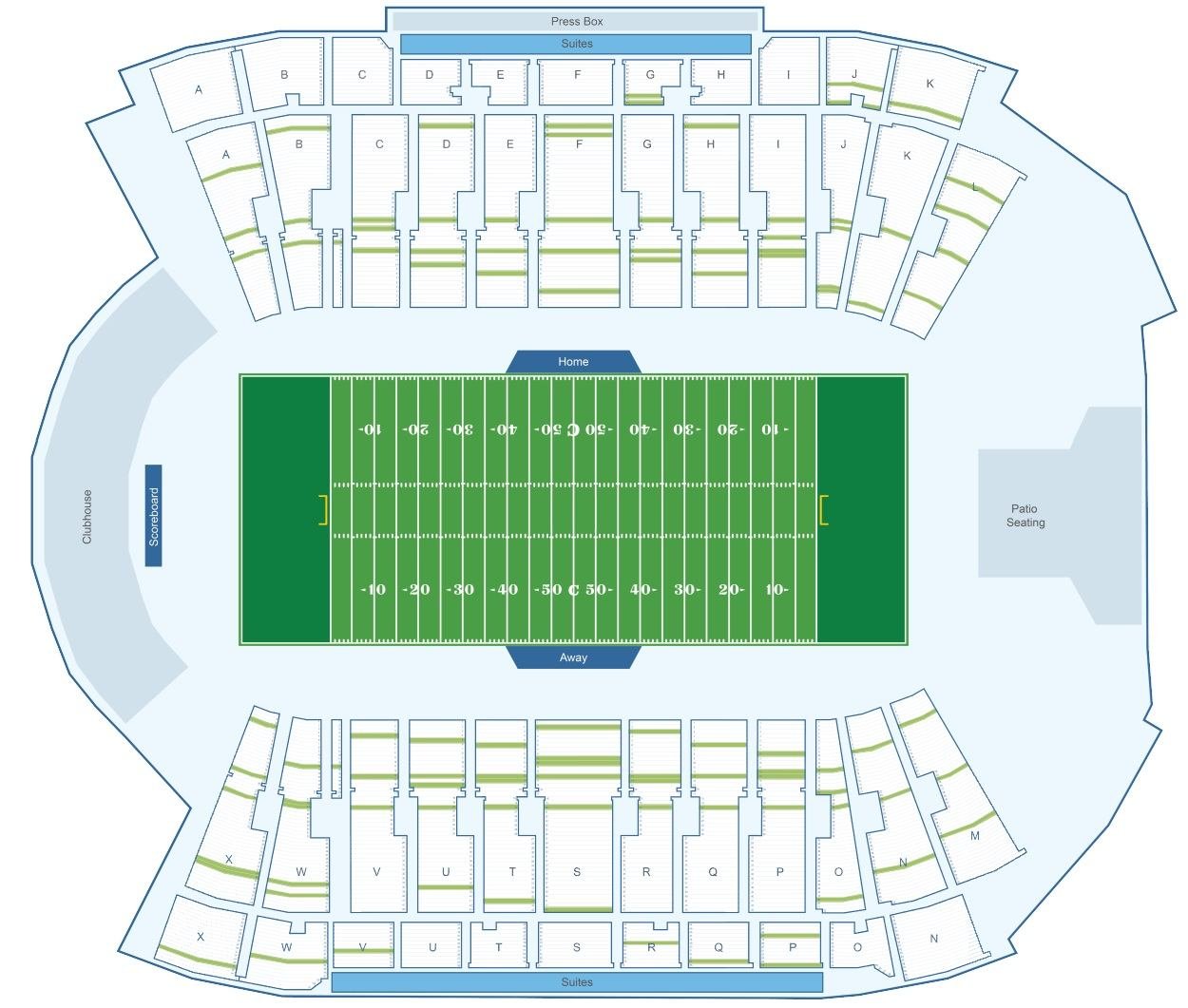 McMahon Stadium Seating Chart