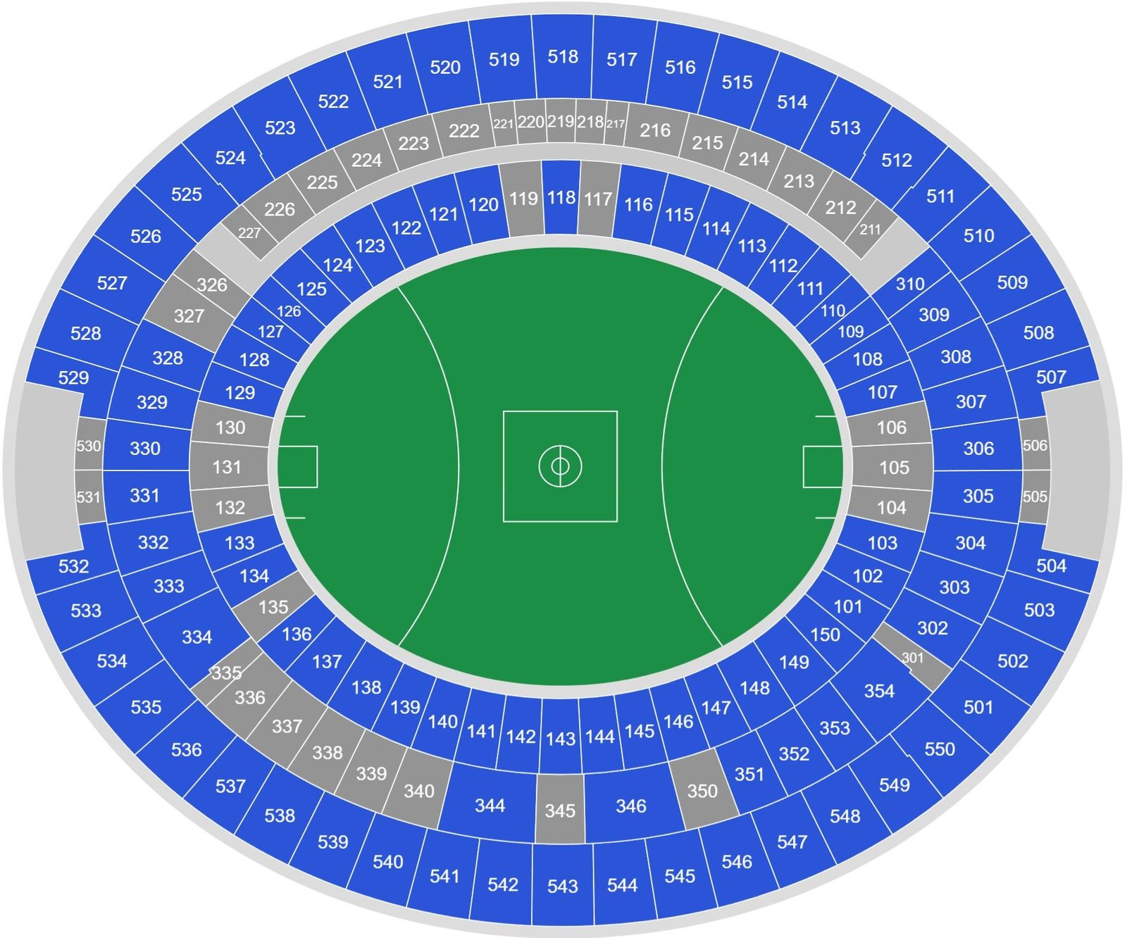 Optus Stadium Seating Plan AFL