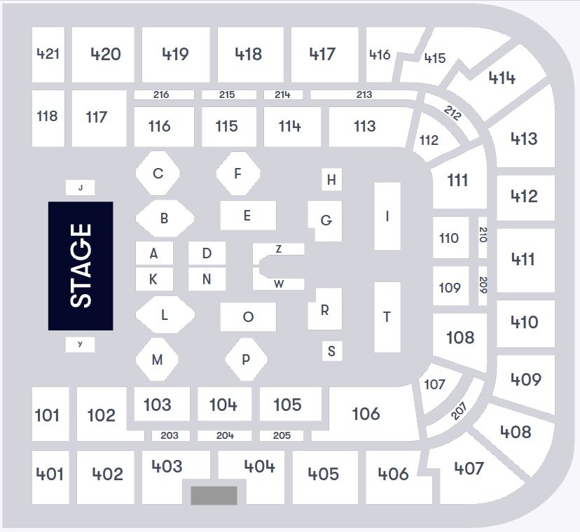 Plenitude Arena Concert Seating Plan