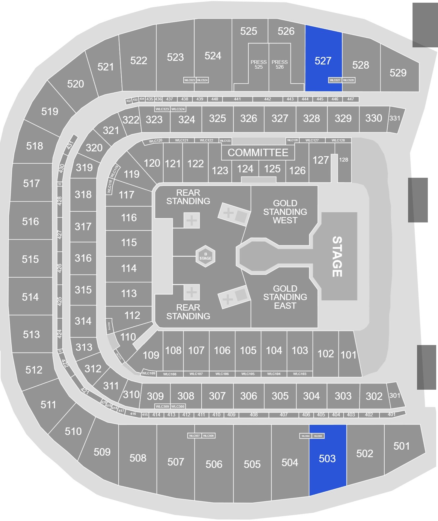 Aviva Stadium Dua Lipa Seating Plan