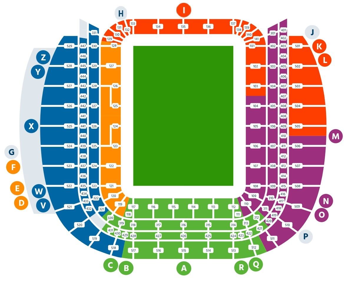Aviva Stadium Seating Plan Ireland