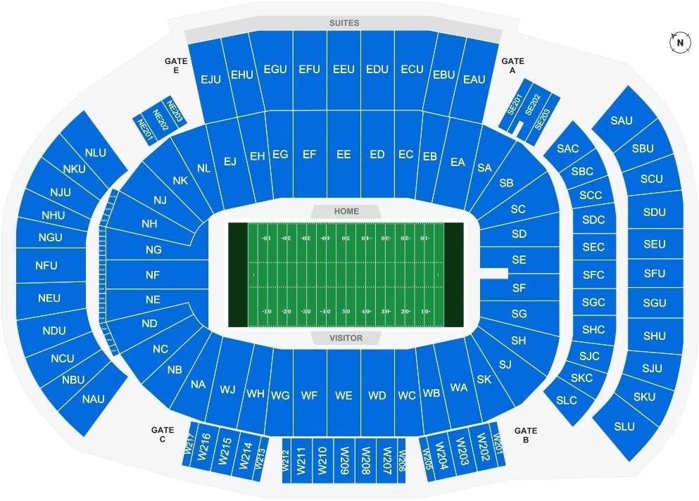 Beaver Stadium Seating Plan
