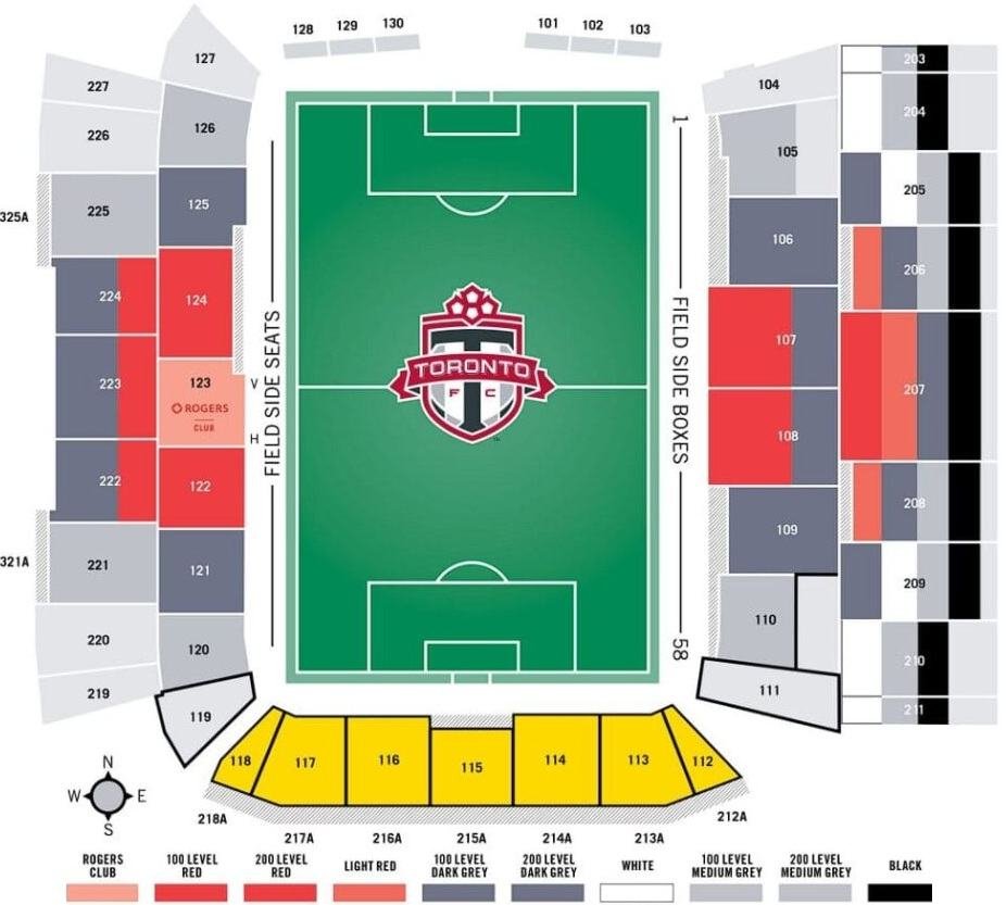 BMO Field Best Seats