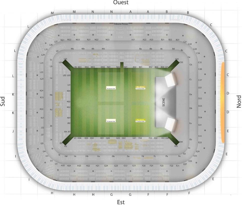 Decathlon Arena Stade Pierre Mauroy Concerts Seating Plan