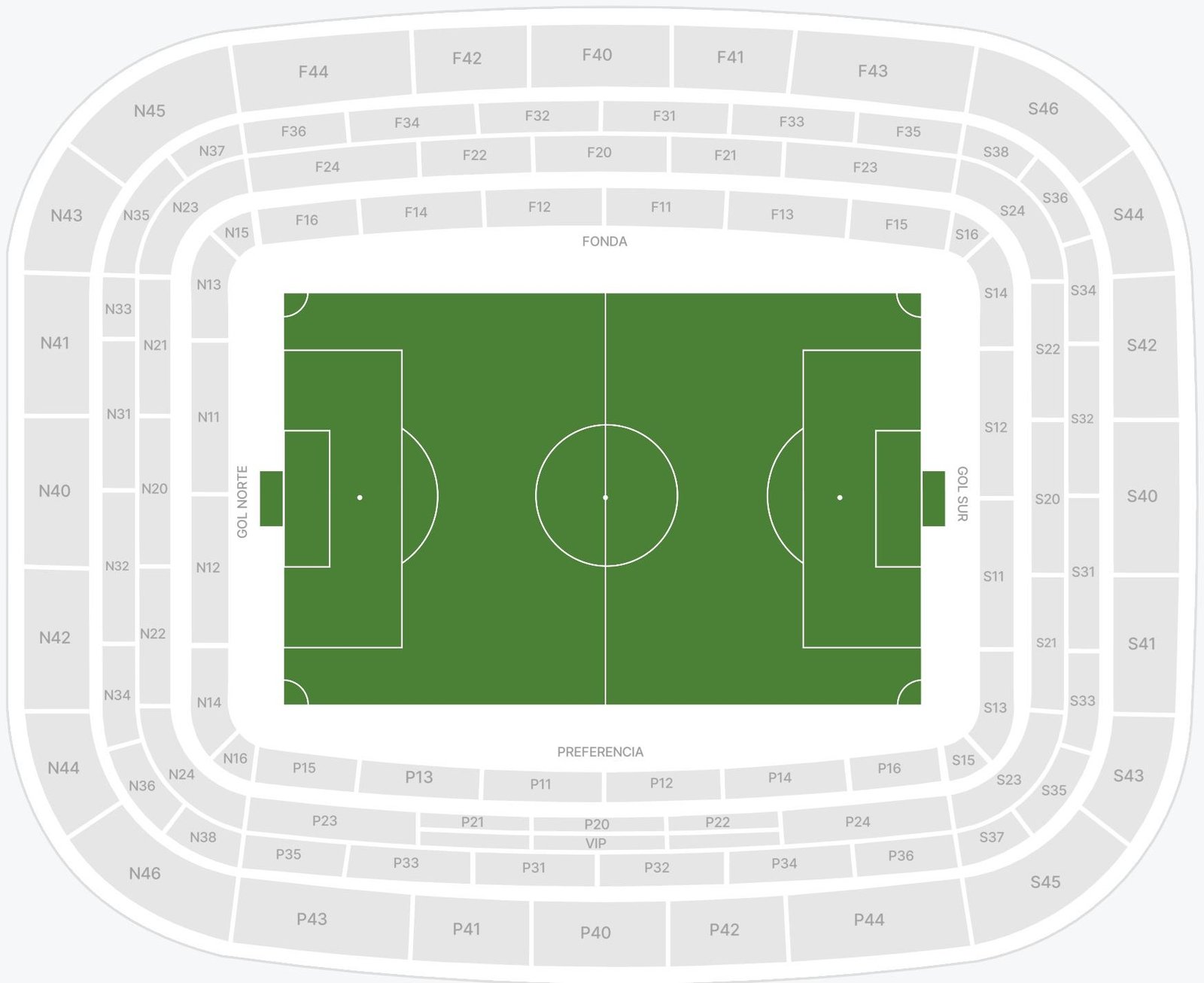 Estadio Ramón Sánchez Pizjuán Mapa