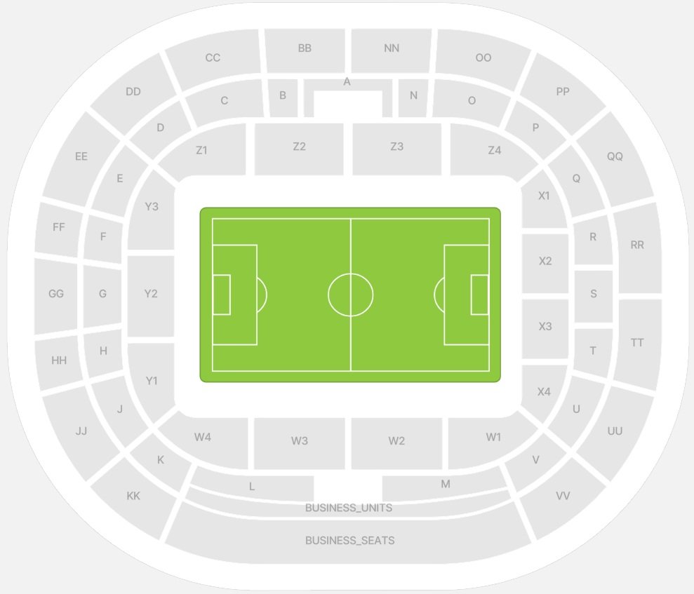 Feyenoord Stadium Seating Plan