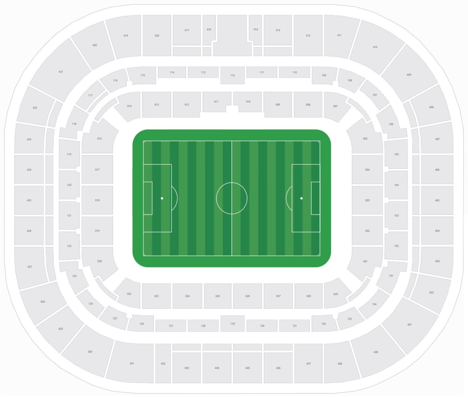 Groupama Stadium Seating Plan