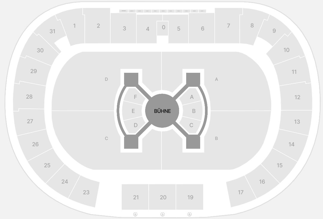 Helene Fischer Stadion Letzigrund Concert Map