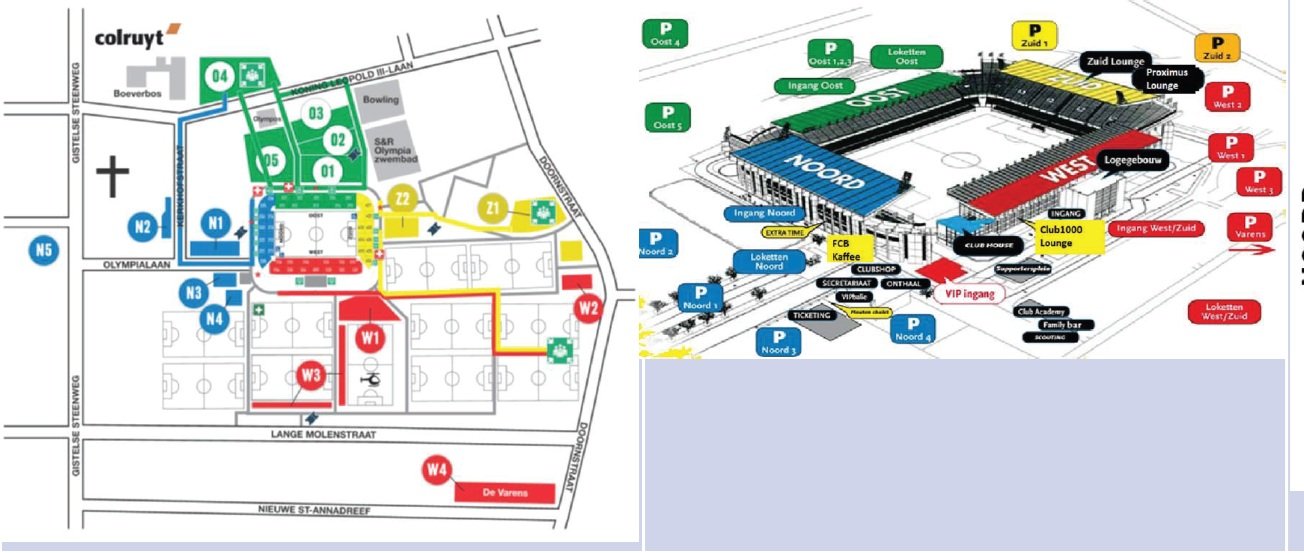 Jan Breydel Stadium Parking Map and Stadium Layout