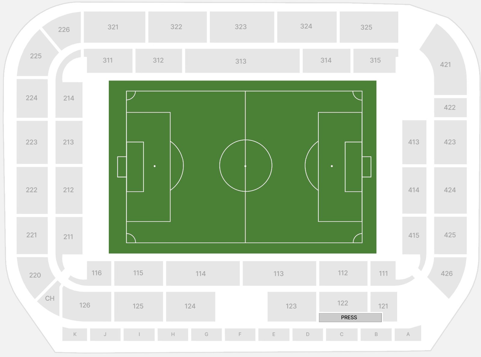 Jan Breydel Stadium Seating Chart