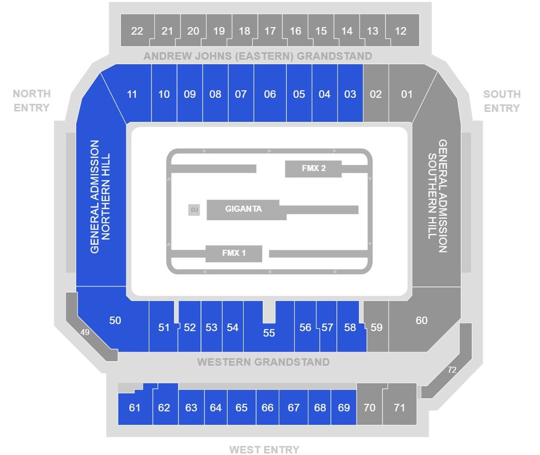 Mcdonald Jones Stadium Seating Plan for Concerts