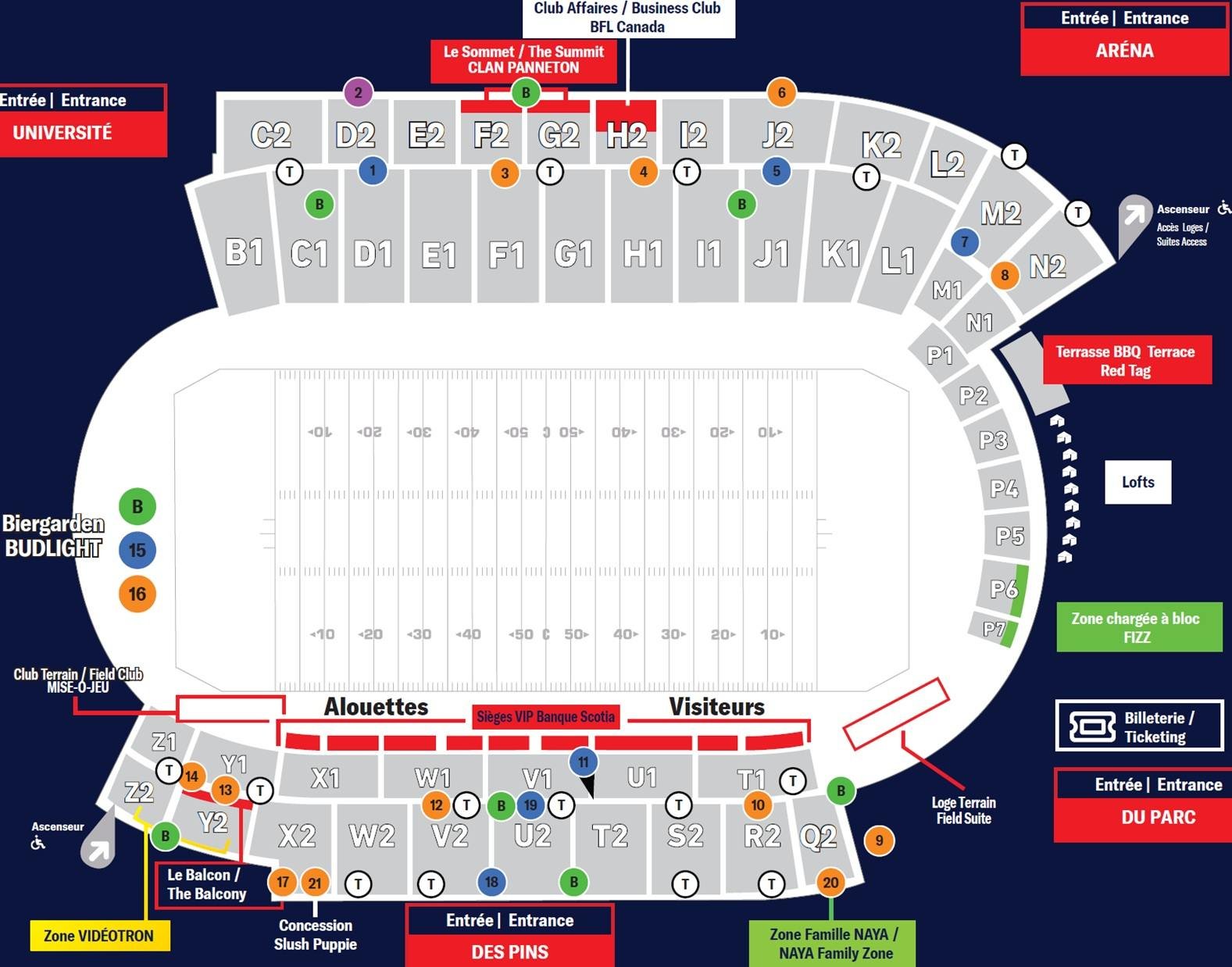 Molson Stadium Seating Chart