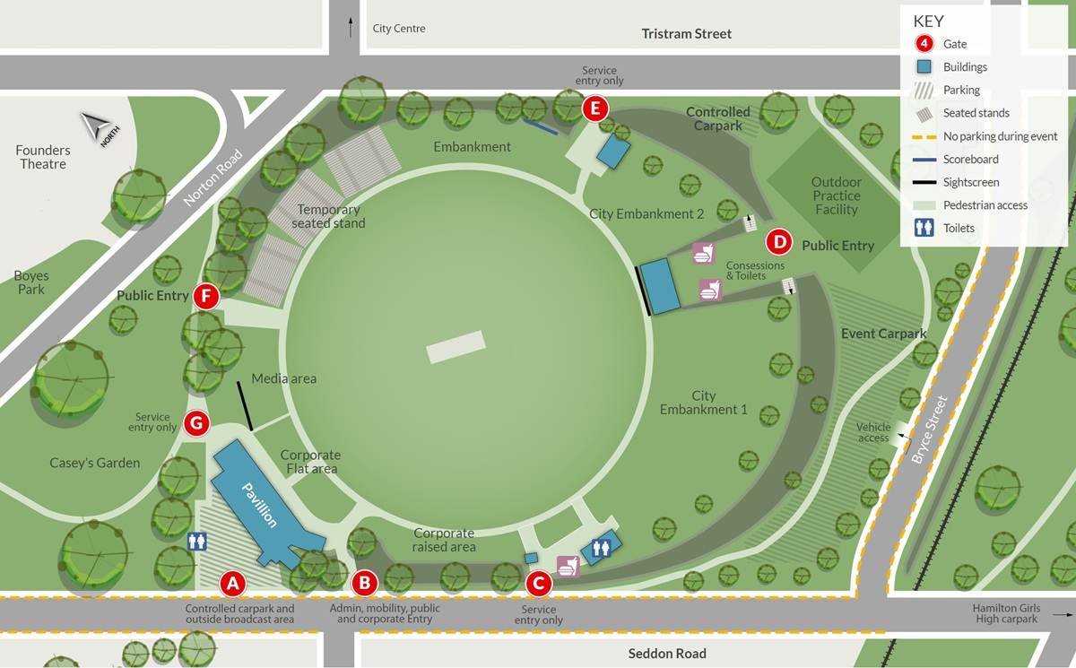 Seddon Park Seating Plan