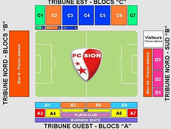 Stade Tourbillon Seat Map