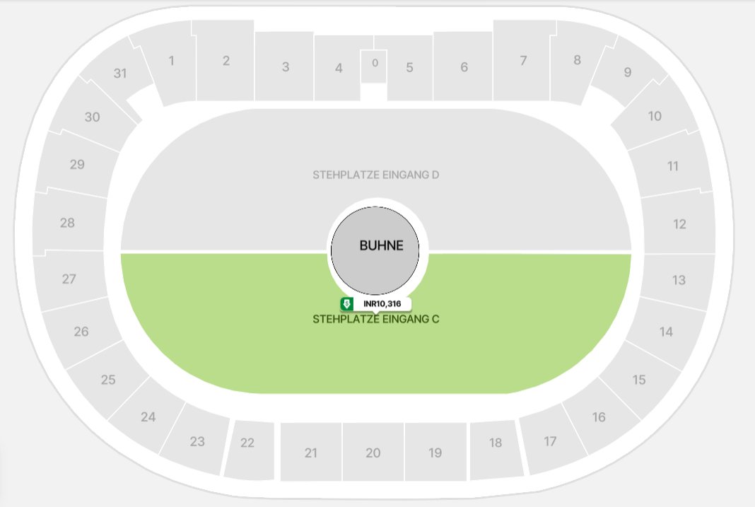 Stadion Letzigrund Ed Sheeran Concert Map