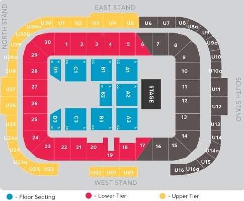Stadium MK Seating Plan for Concerts