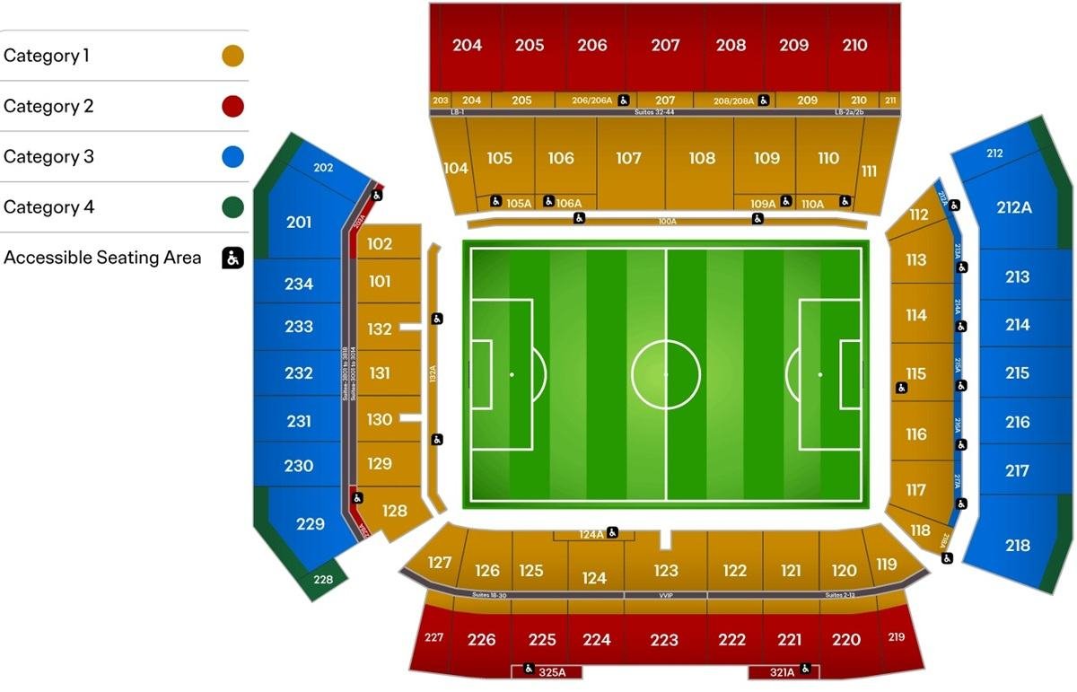 Toronto Stadium Seating Chart 2026 FIFA World Cup