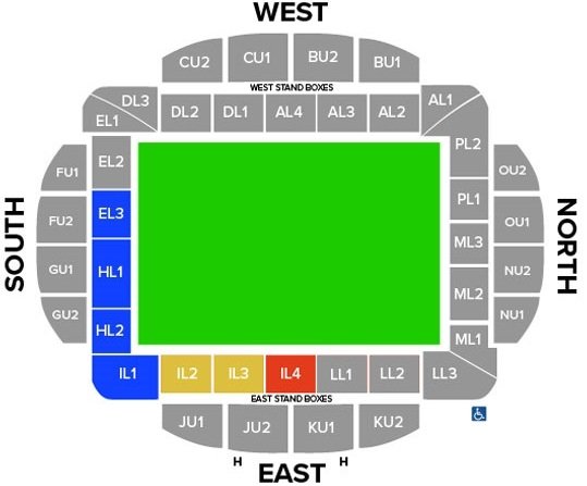 Bolton Toughsheet Community Stadium Seating Best Seats