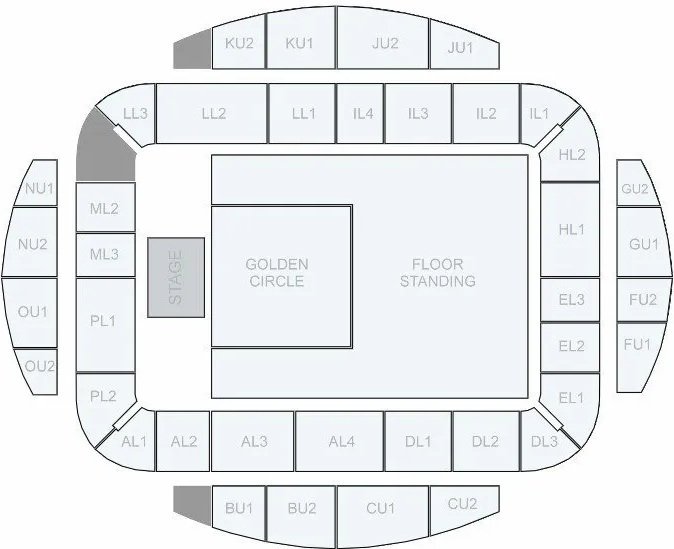 Bolton Toughsheet Community Stadium Seating Chart for Concerts