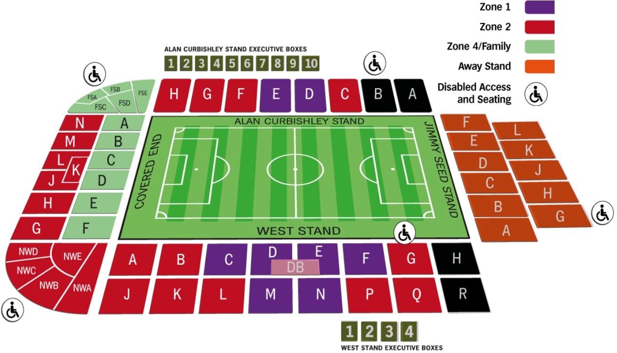 Valley Parade Stadium Seating Plan