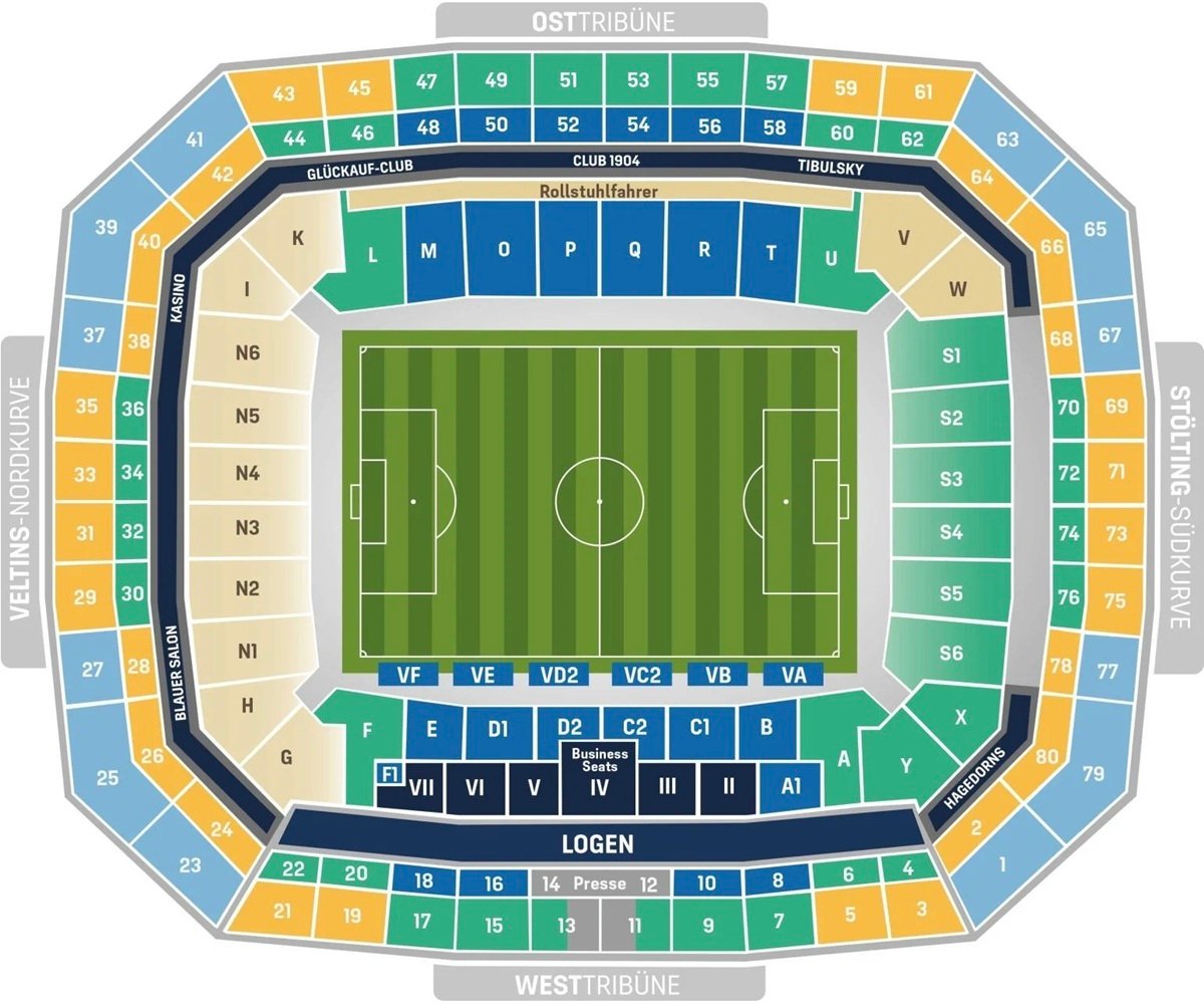 Veltins Arena Best Seats