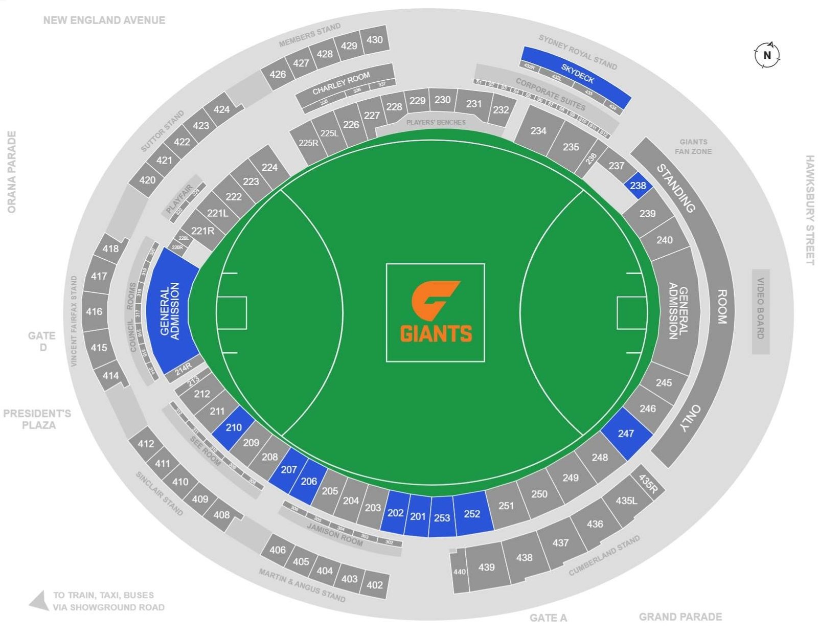 Engie Stadium Seating Map
