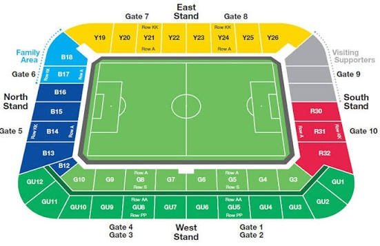 Madejski Stadium Best Seats
