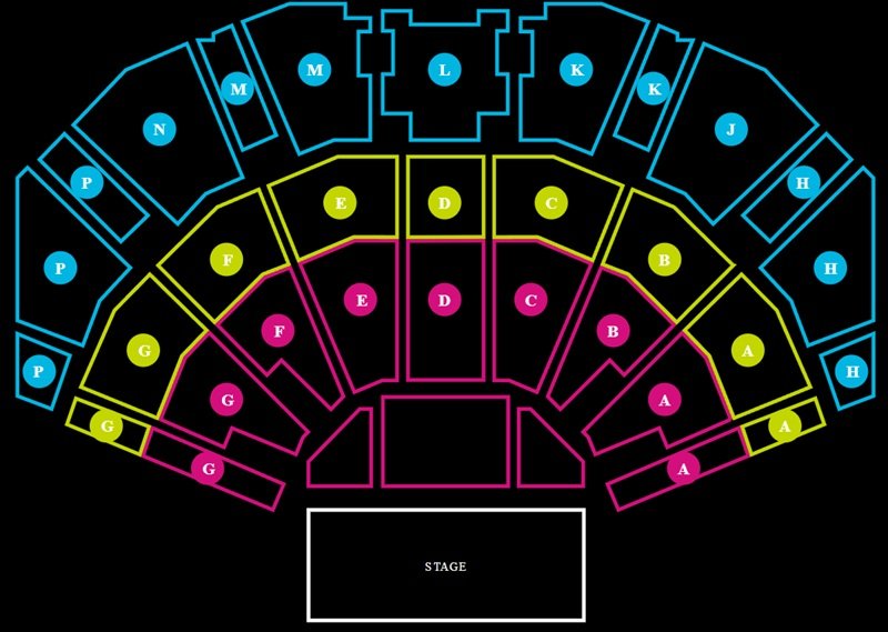 3Arena Seat Layout