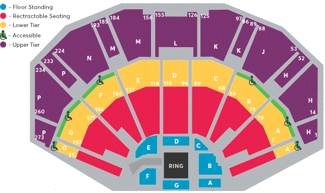 3Arena Seating Plan