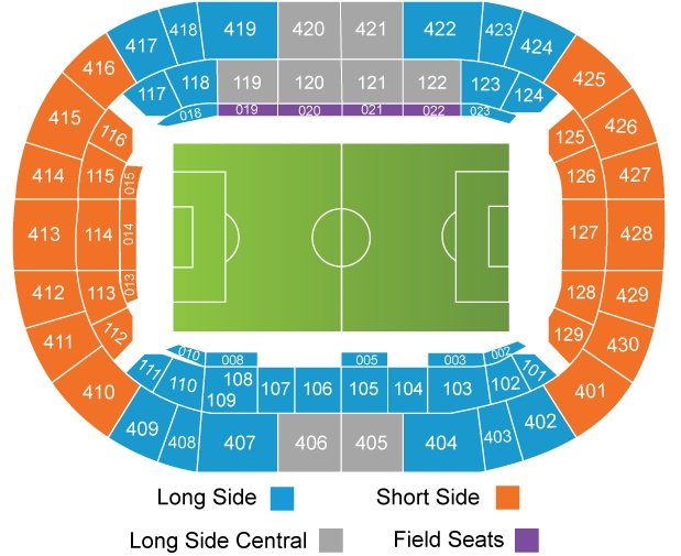 Amsterdam Johan Cruyff Arena Seating Map