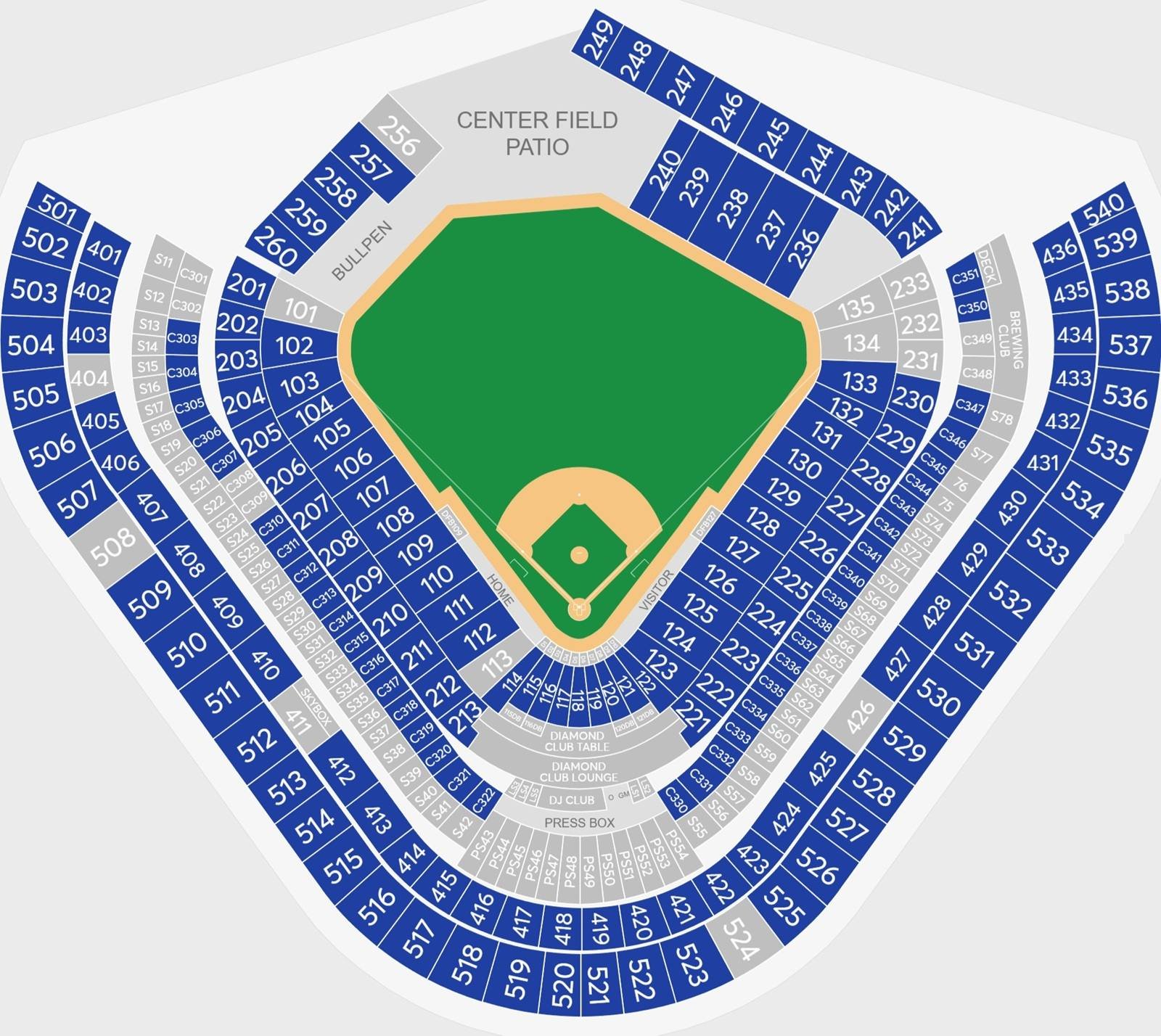 Angel Stadium Seating Chart with Rows