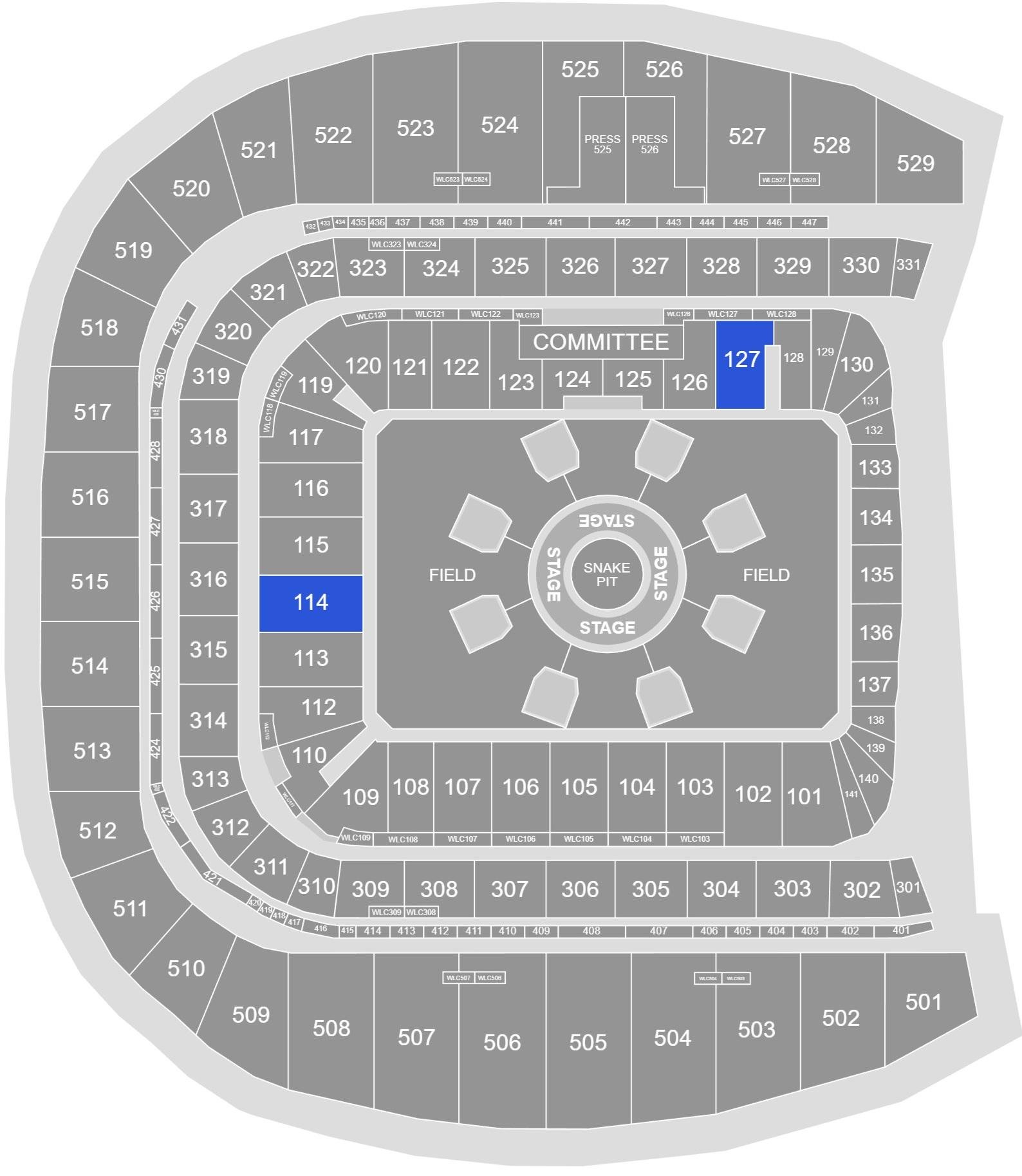 Aviva Stadium Dublin Concerts Seat Map