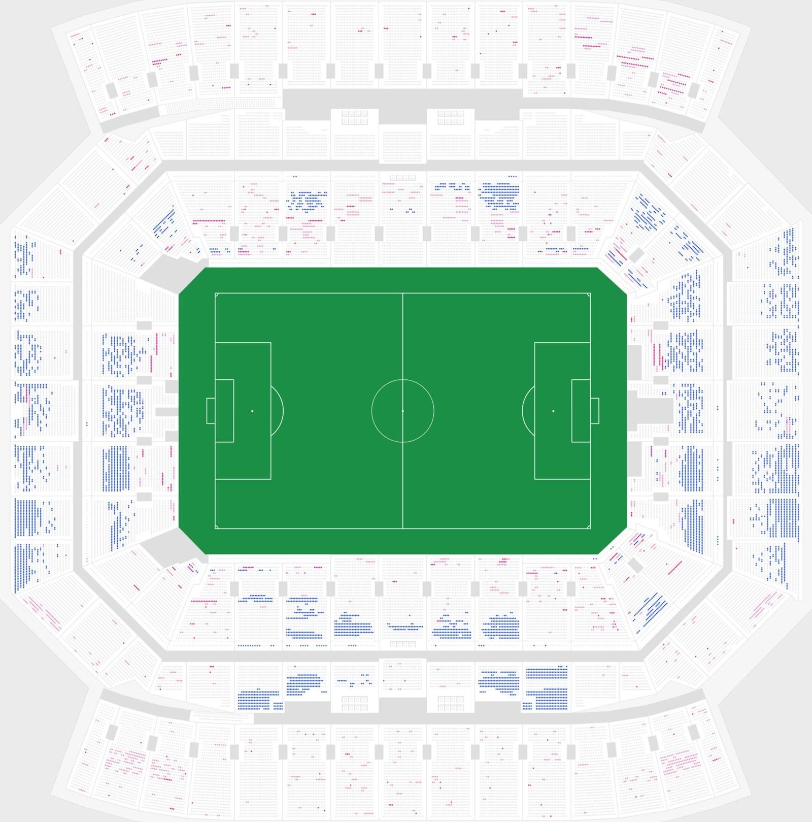 Camping World Stadium Seating Plan with Seat Numbers