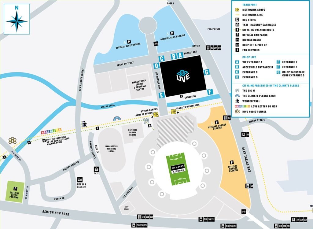 Co-op Live Seating Plan, Best Seat, Parking Map, Transit, Events 2026