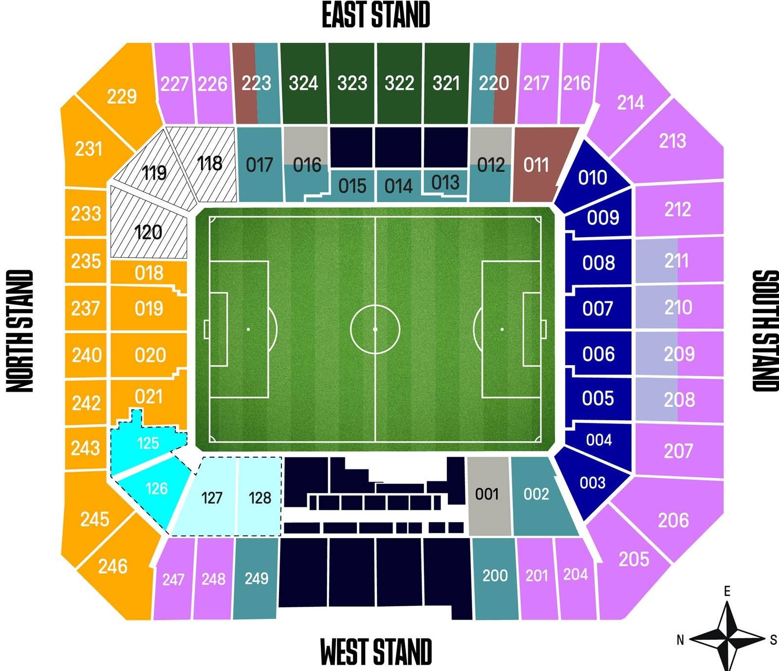Everton Stadium Seating Plan