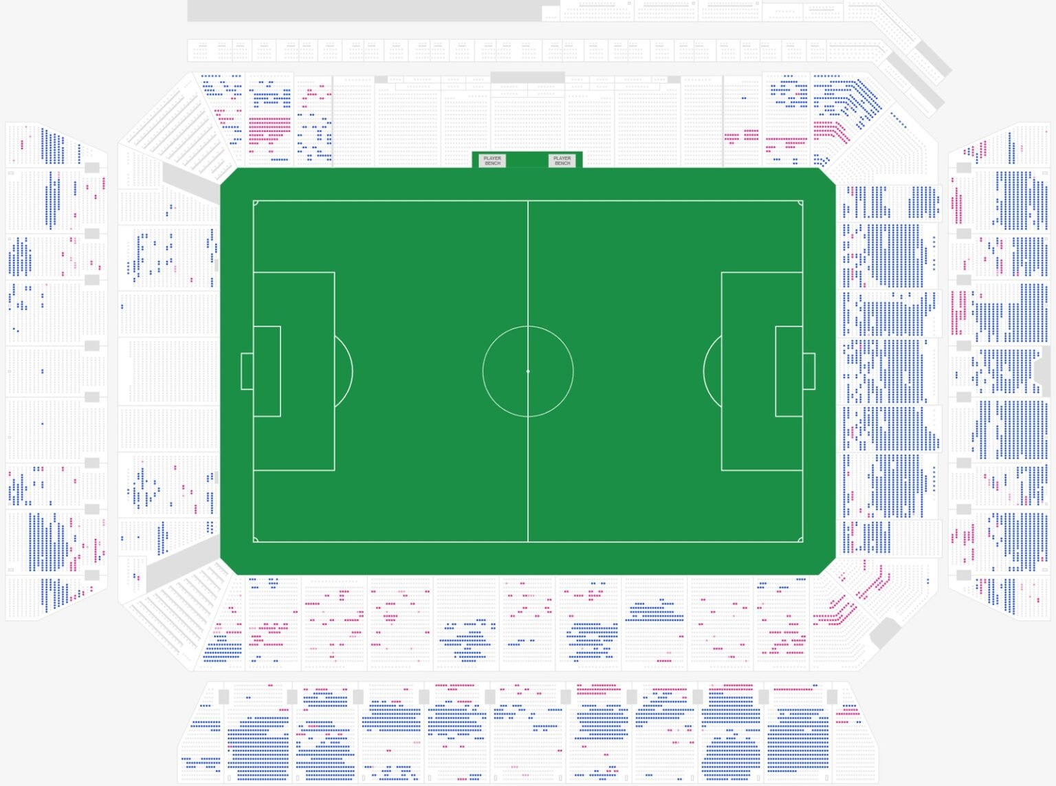 Geodis Park Seating Chart with Seat Numbers and Rows
