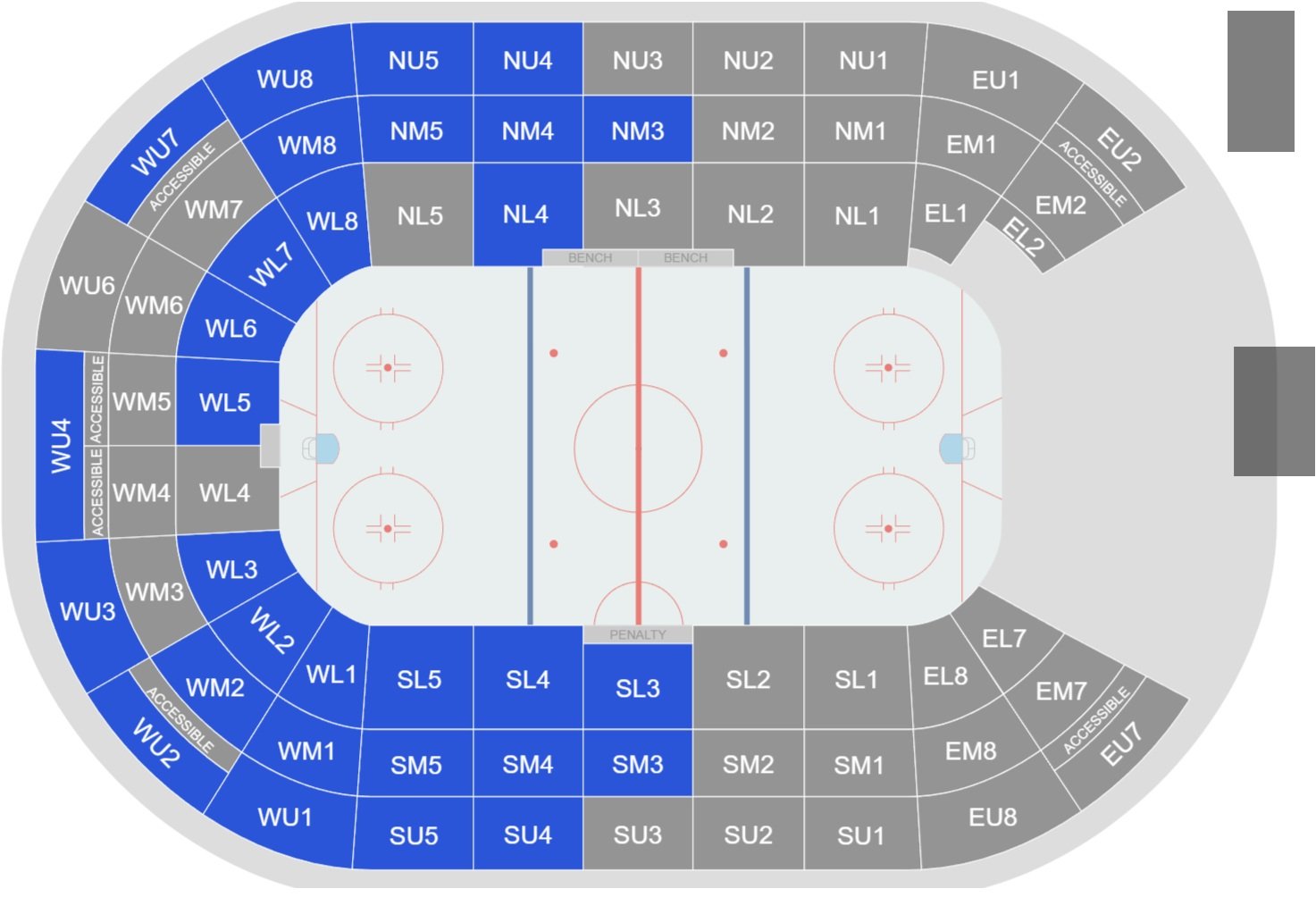 SSE Arena Seating Plan