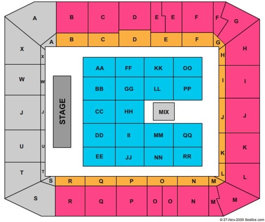 Stade de Geneve Concerts Seat Map