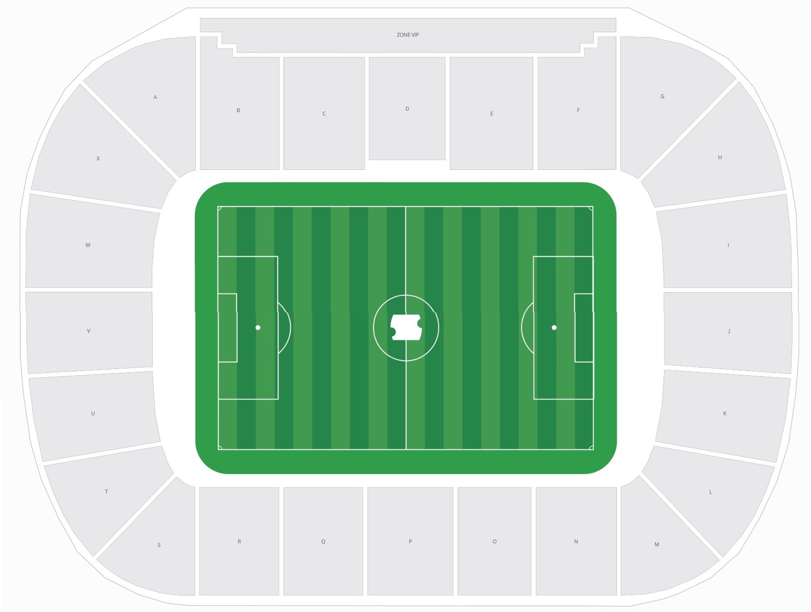 Stade de Geneve Seating plan