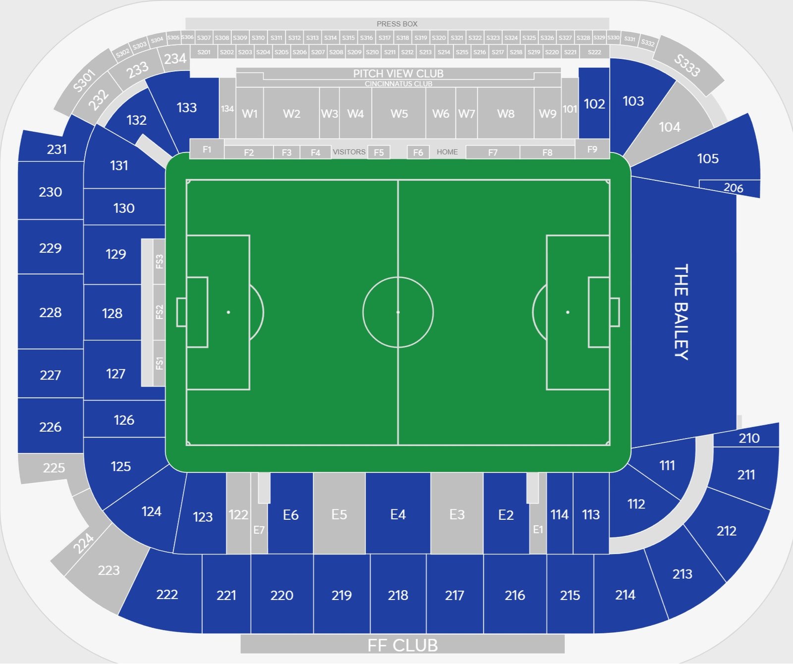 TQL Stadium Seat Map