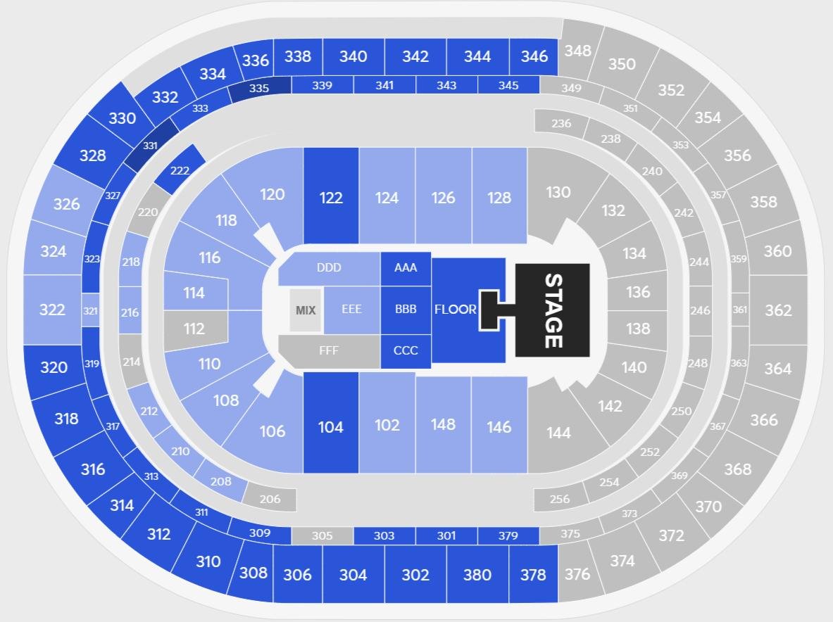 Ball Arena Seating Chart With Seat Numbers And Rows Events 2026 Ball Arena Seating Chart With Seat Numbers And Rows Events 2026