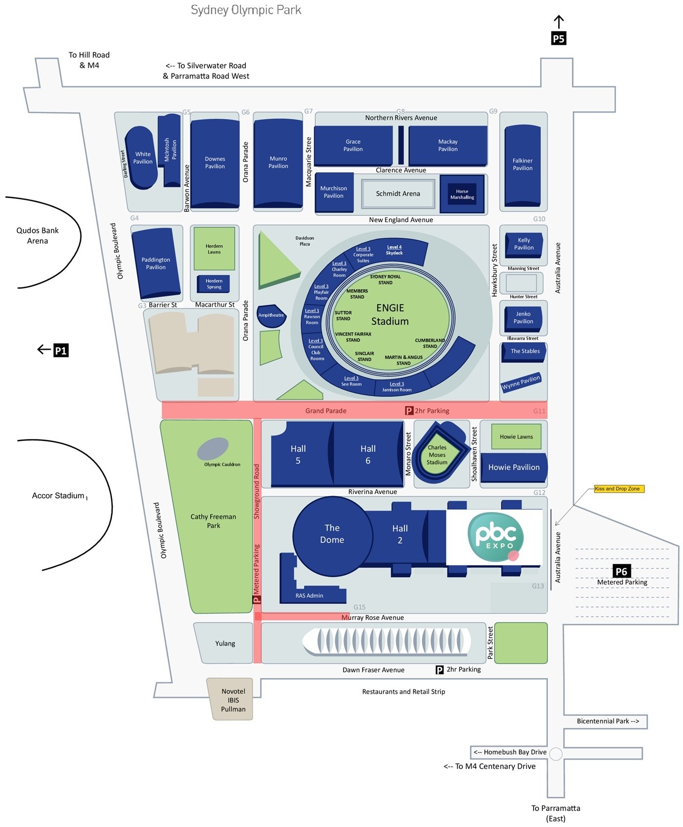 Engie Stadium Parking Map, Layout, Stands and Road Closures
