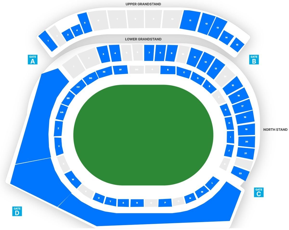 Jubilee Stadium Seating Map