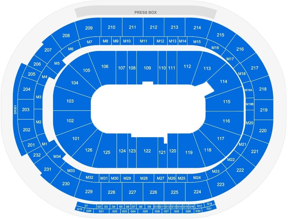 Little Caesars Arena Seating Chart