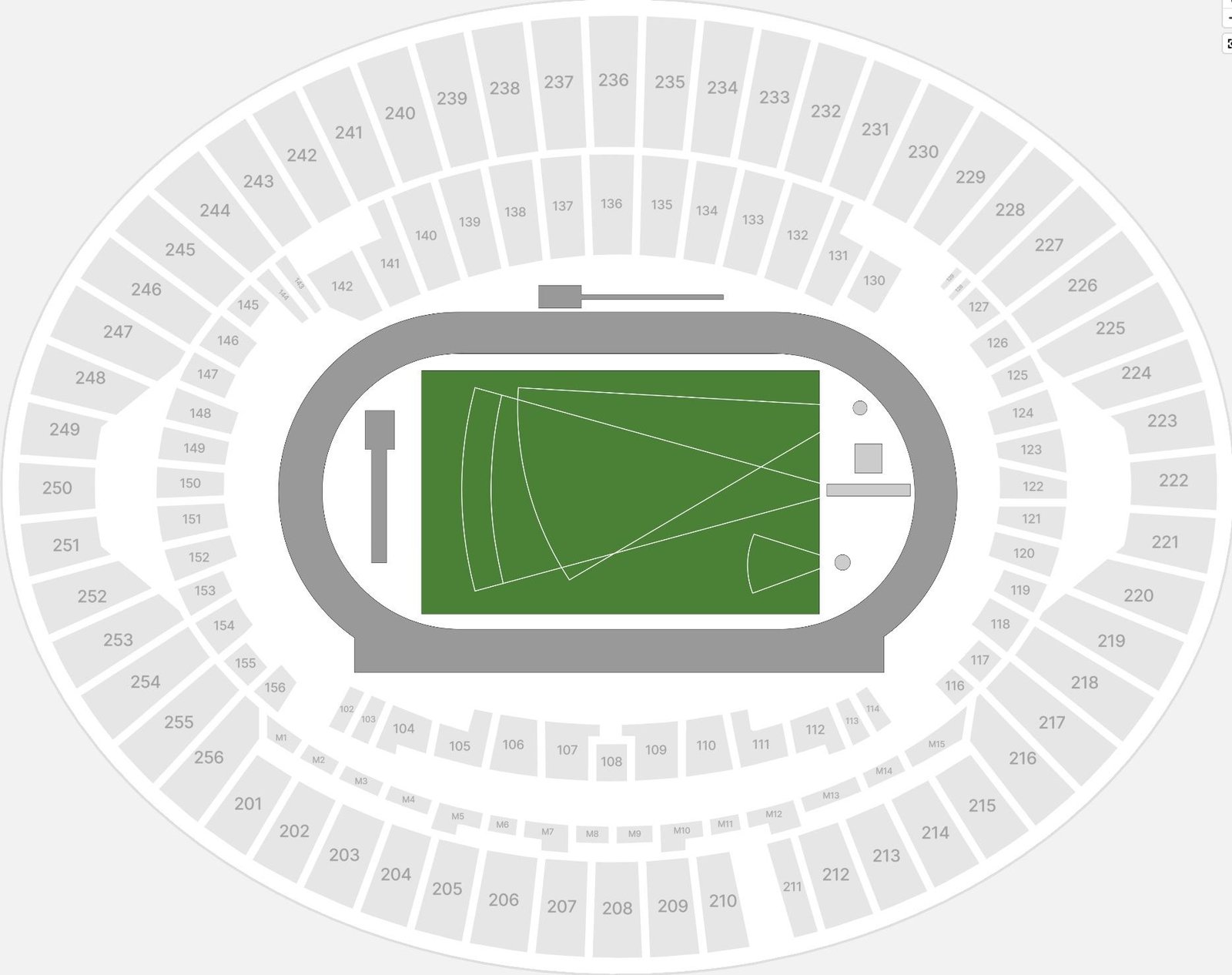 London Stadium Seat Map