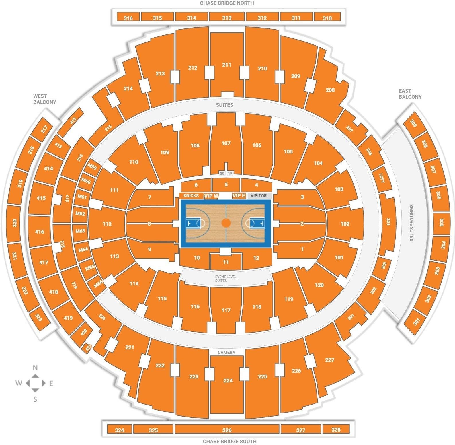 Madison Square Garden Seating Chart
